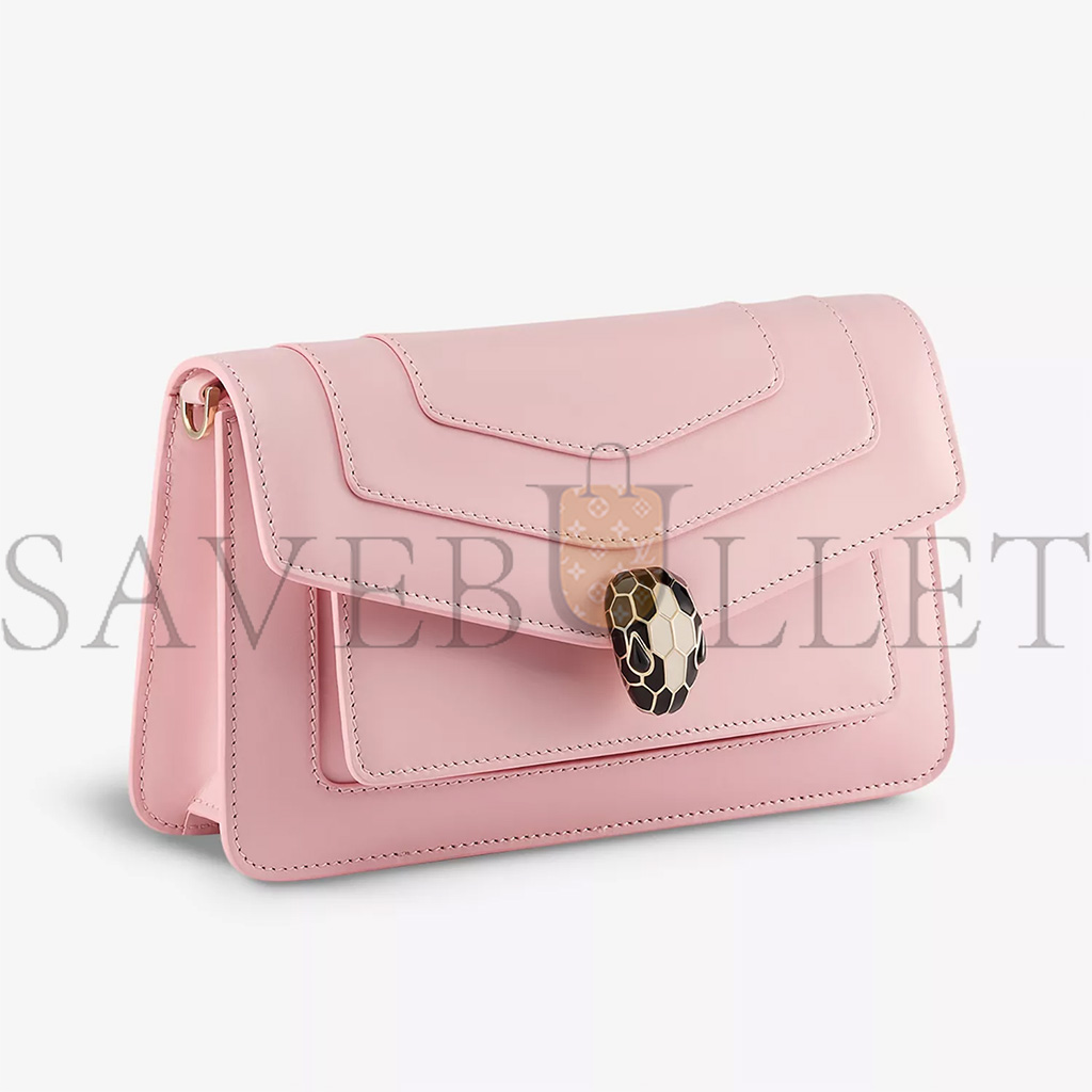 BVLGARI SERPENTI FOREVER EAST-WEST LEATHER SHOULDER BAG (22*13*5.5cm) BVLGARI SERPENTI FOREVER EAST-WEST LEATHER SHOULDER BAG (22*13*5.5cm)